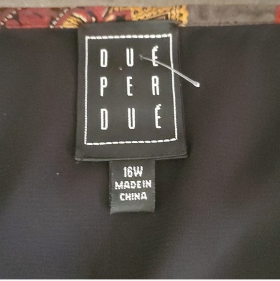 Du Per Due vintage brown maxi dress size 16 - Picture 5 of 9